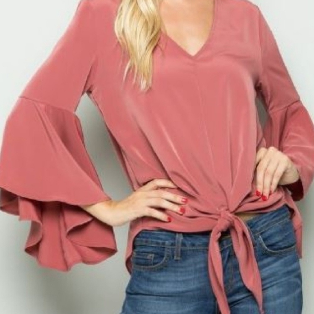 Self-tie top